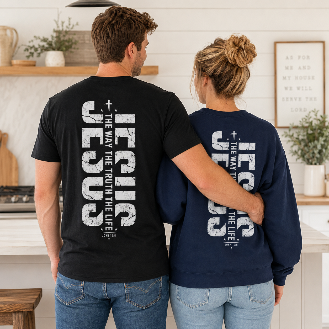 John 14:6 Unisex T-shirt, Women's T-shirt, Unisex Long Sleeve, Sweatshirt, Hoodie, Zip Hoodie