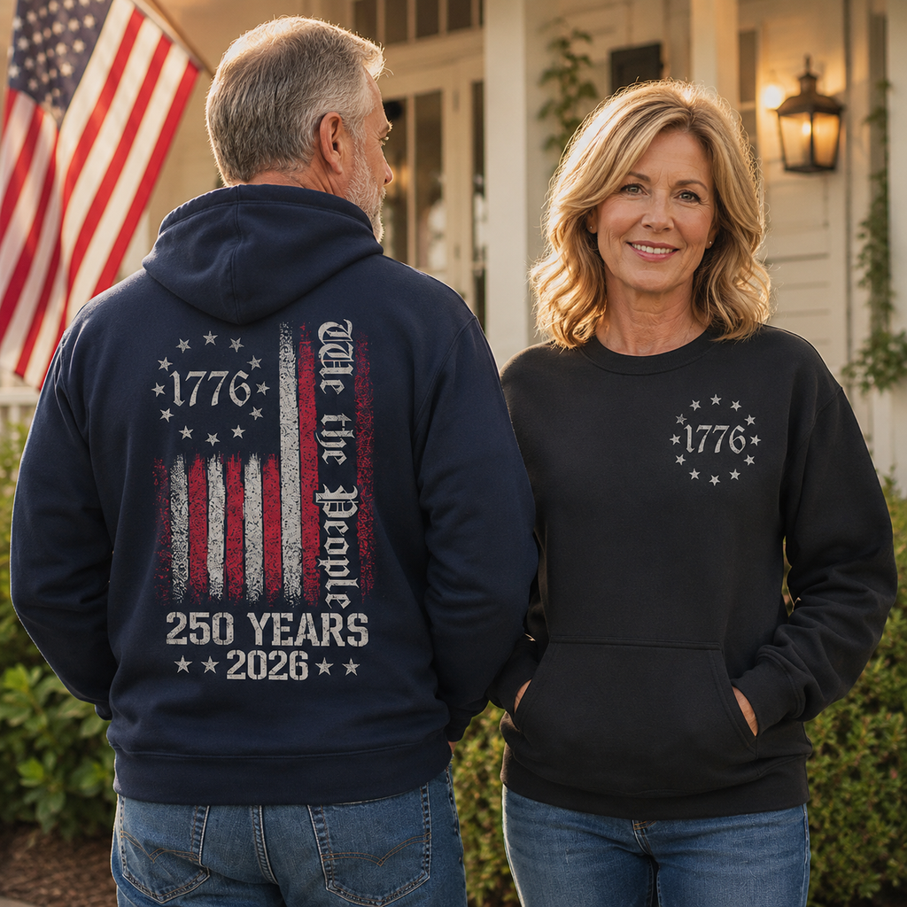 We The People Shirt, 250th Anniversary USA, 1776 To 2026 Tee, Patriotic Mens Top, Veteran Gift
