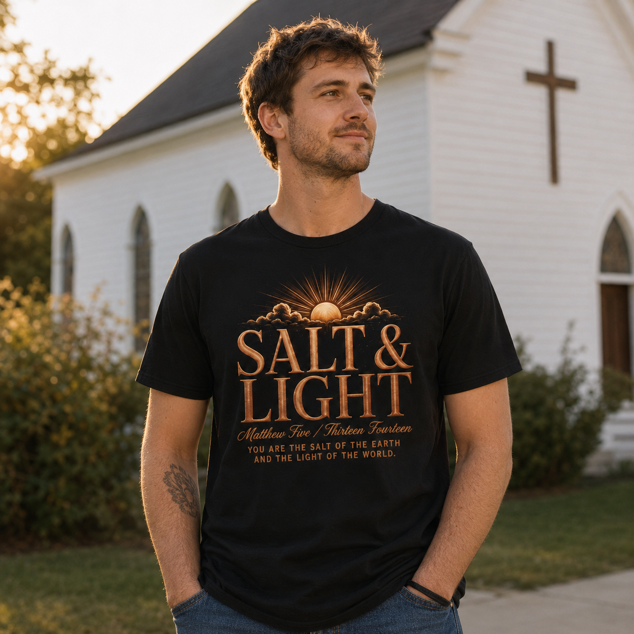 Salt & Light Bible Verse Shirt, Women's T-shirt, Unisex Long Sleeve, Sweatshirt, Hoodie, Zip Hoodie