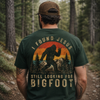 I Found Jesus Bigfoot Shirt, Women's T-shirt, Unisex Long Sleeve, Sweatshirt, Hoodie, Zip Hoodie