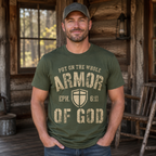 Armor of God Shirt, Ephesians 6:11 Christian T-Shirt, Put On The Whole Armor of God Tee, Bible Verse Gift for Men