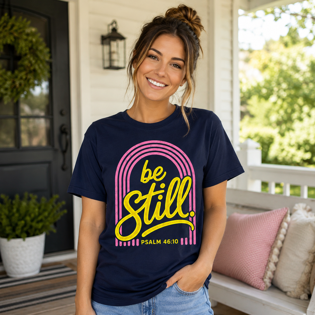 Psalm 46:10 Bible Verse Shirt, Women's T-shirt, Unisex Long Sleeve, Sweatshirt, Hoodie, Zip Hoodie