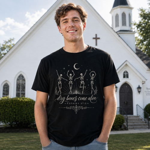 Ezekiel 37:5 Dry Bones Come Alive Bible Verse Shirt, Women's T-shirt, Unisex Long Sleeve, Sweatshirt, Hoodie, Zip Hoodie