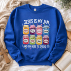 Jesus Is My Jam Christian Tee Shirt, Women's T-shirt, Unisex Long Sleeve, Sweatshirt, Hoodie, Zip Hoodie