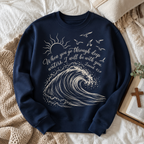 Deep Waters Isaiah 43:2 Christian Shirt, Women's T-shirt, Unisex Long Sleeve, Sweatshirt, Hoodie, Zip Hoodie