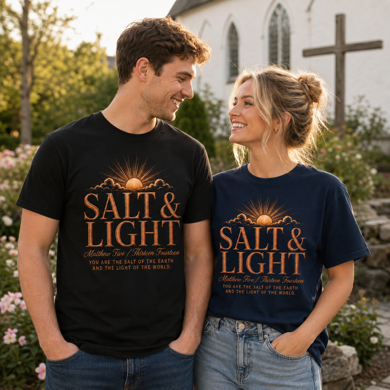 Salt & Light Bible Verse Shirt, Women's T-shirt, Unisex Long Sleeve, Sweatshirt, Hoodie, Zip Hoodie