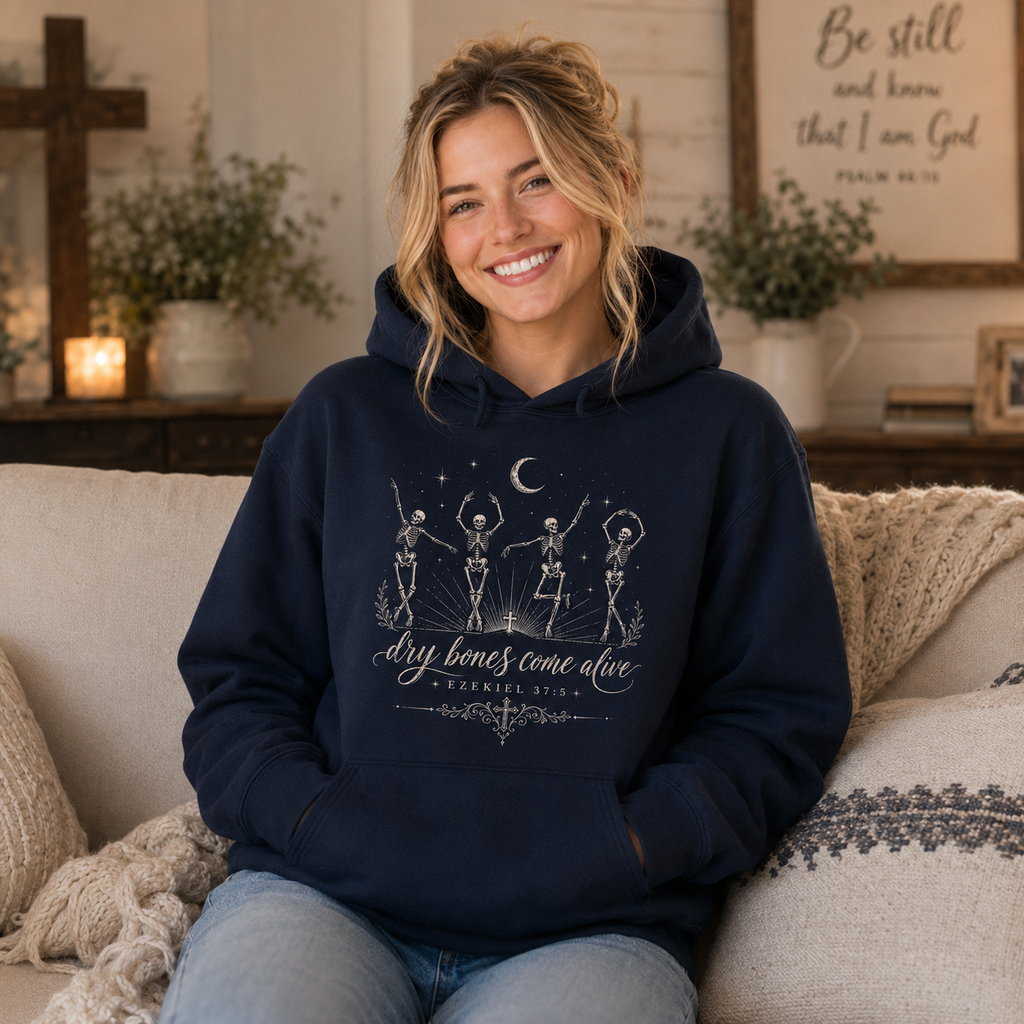 Ezekiel 37:5 Dry Bones Come Alive Bible Verse Shirt, Women's T-shirt, Unisex Long Sleeve, Sweatshirt, Hoodie, Zip Hoodie