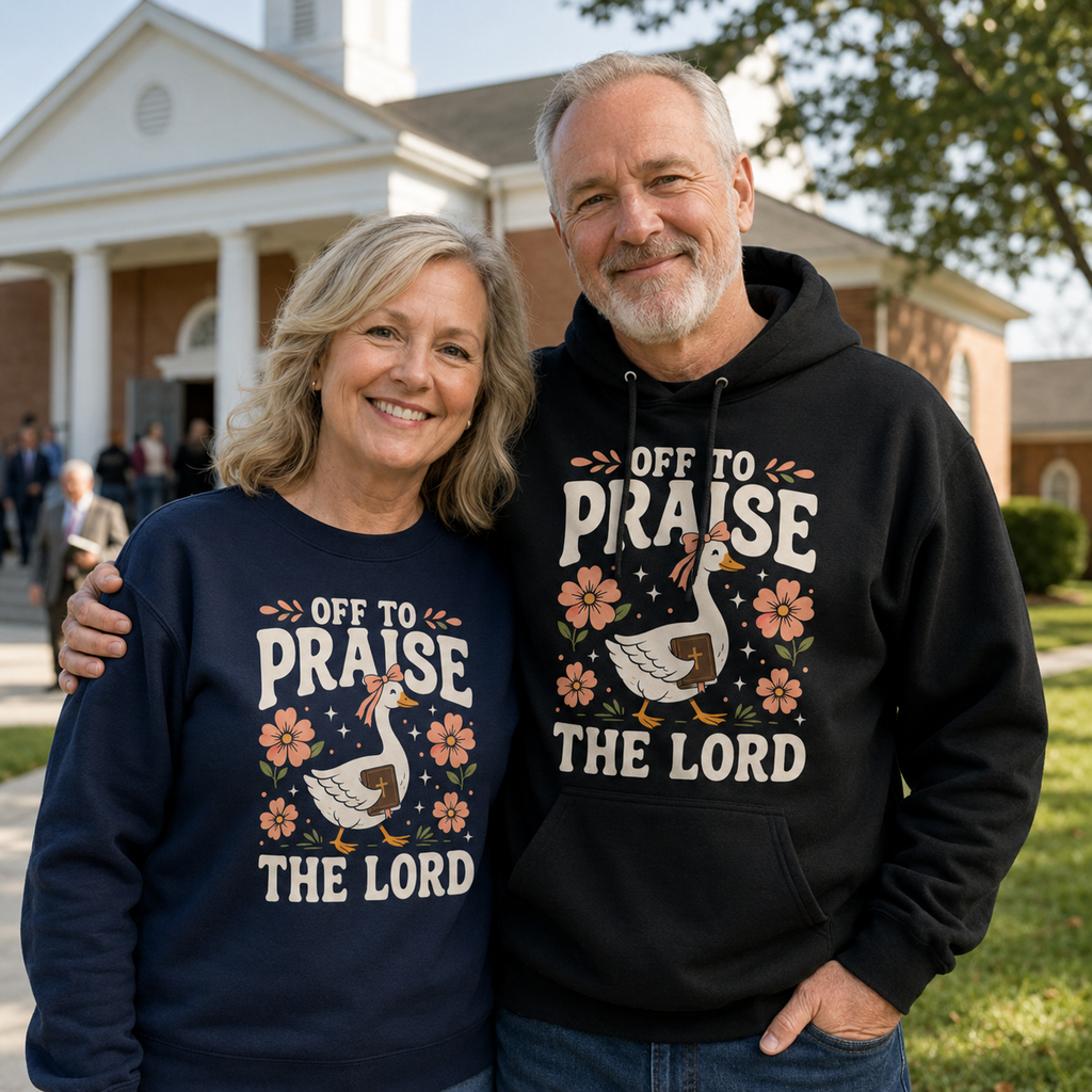 Off To Praise The Lord Shirt, Women's T-shirt, Unisex Long Sleeve, Sweatshirt, Hoodie, Zip Hoodie