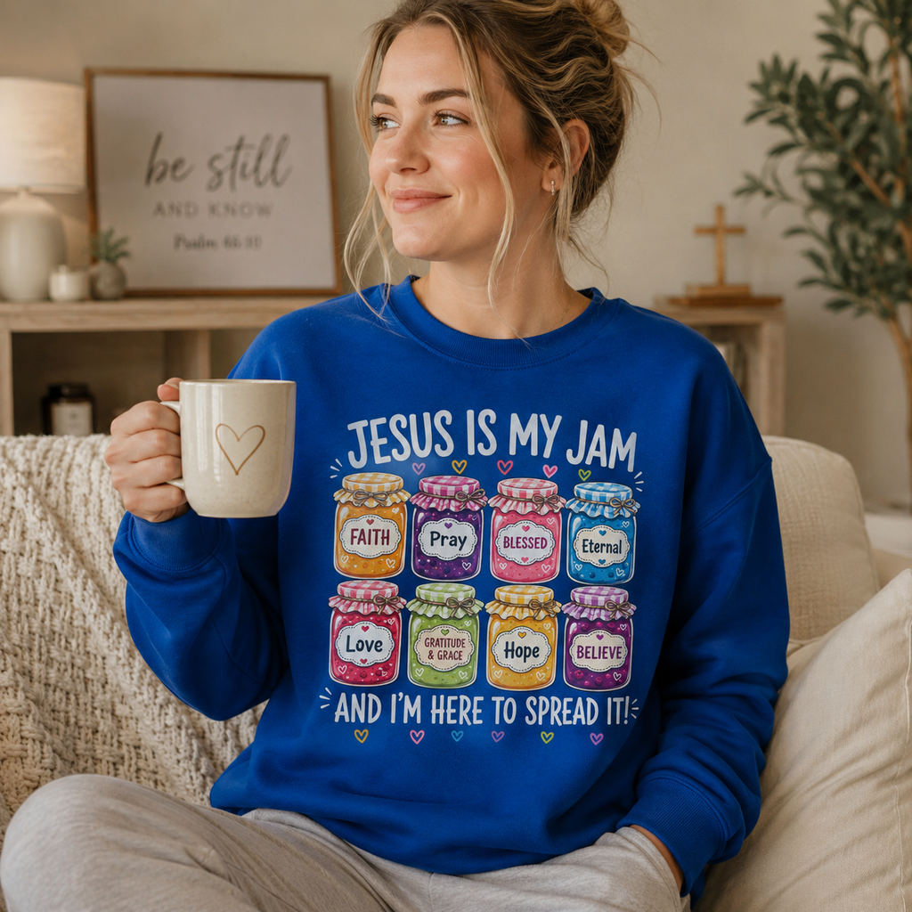 Jesus Is My Jam Christian Tee Shirt, Women's T-shirt, Unisex Long Sleeve, Sweatshirt, Hoodie, Zip Hoodie