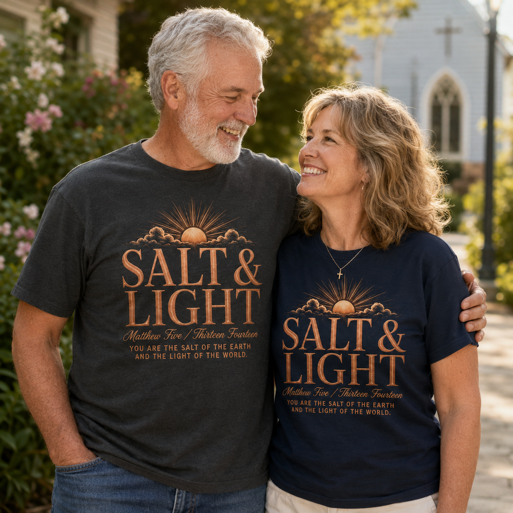 Salt & Light Bible Verse Shirt, Women's T-shirt, Unisex Long Sleeve, Sweatshirt, Hoodie, Zip Hoodie