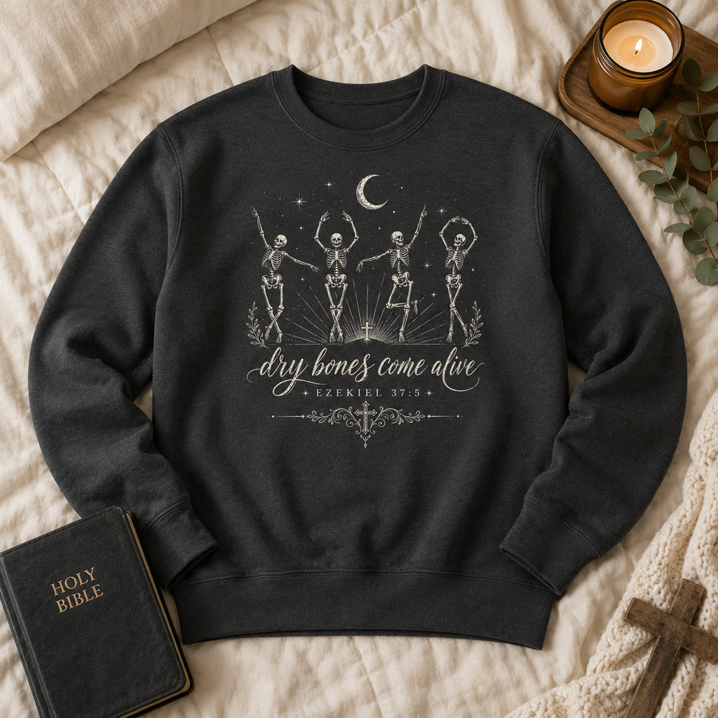 Ezekiel 37:5 Dry Bones Come Alive Bible Verse Shirt, Women's T-shirt, Unisex Long Sleeve, Sweatshirt, Hoodie, Zip Hoodie