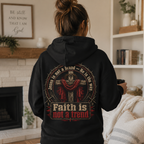 Faith Is Not A Trend Shirt, Jesus Is Not A Brand Christian T-Shirt, He Is The Way Back Print Tee, Bold Faith Gift for Women Men