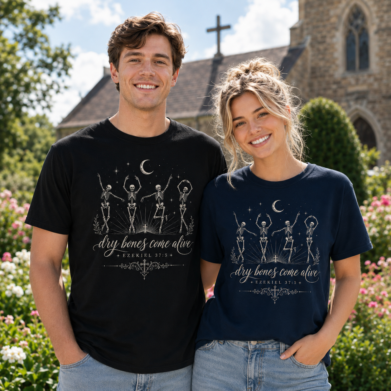 Ezekiel 37:5 Dry Bones Come Alive Bible Verse Shirt, Women's T-shirt, Unisex Long Sleeve, Sweatshirt, Hoodie, Zip Hoodie