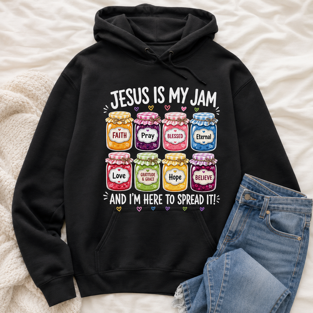 Jesus Is My Jam Christian Tee Shirt, Women's T-shirt, Unisex Long Sleeve, Sweatshirt, Hoodie, Zip Hoodie