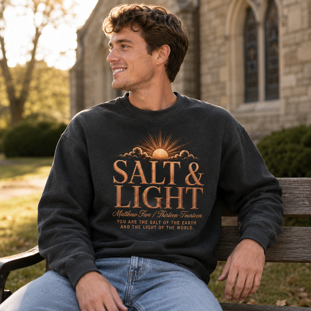 Salt & Light Bible Verse Shirt, Women's T-shirt, Unisex Long Sleeve, Sweatshirt, Hoodie, Zip Hoodie