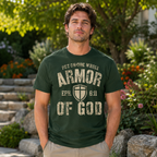 Armor of God Shirt, Ephesians 6:11 Christian T-Shirt, Put On The Whole Armor of God Tee, Bible Verse Gift for Men