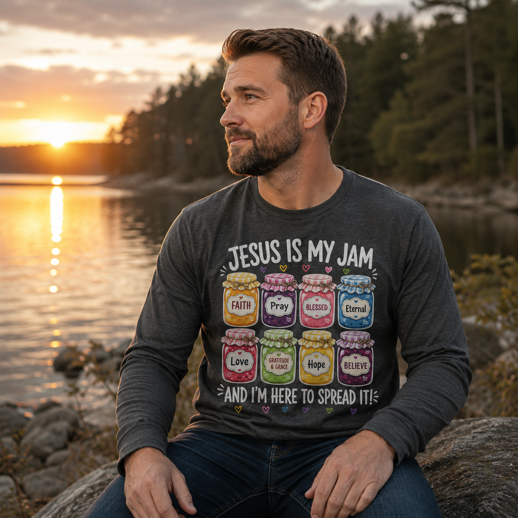 Jesus Is My Jam Christian Tee Shirt, Women's T-shirt, Unisex Long Sleeve, Sweatshirt, Hoodie, Zip Hoodie