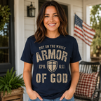 Armor of God Shirt, Ephesians 6:11 Christian T-Shirt, Put On The Whole Armor of God Tee, Bible Verse Gift for Men