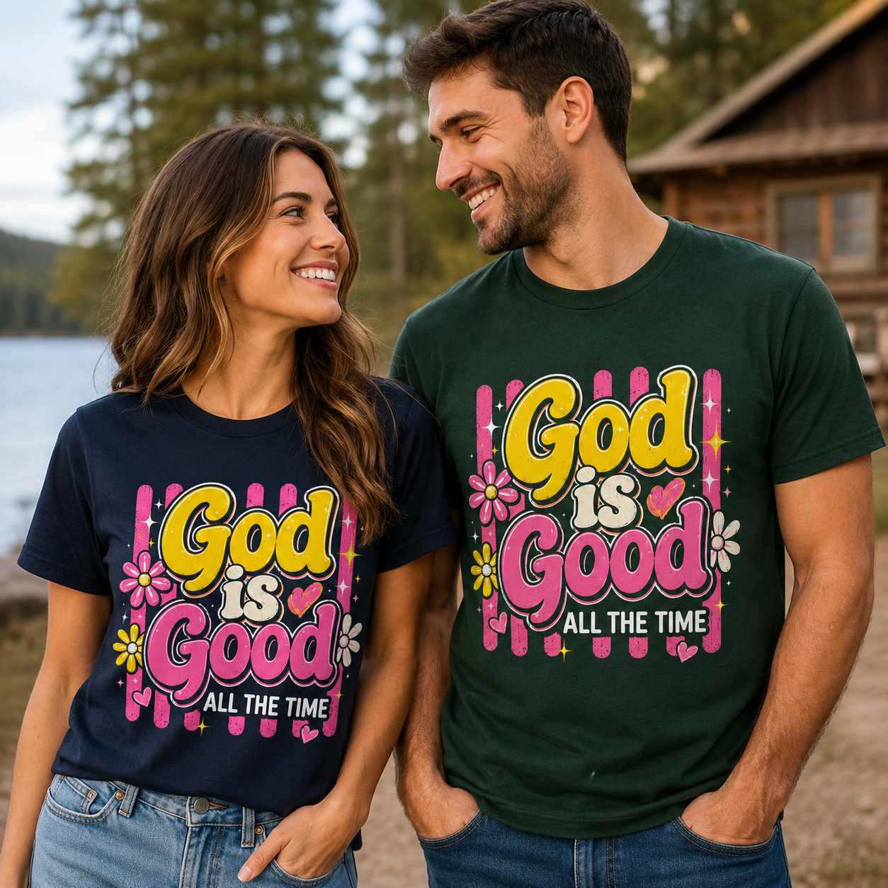 God Is Good All The Time Faith Tee Shirt, Women's T-shirt, Unisex Long Sleeve, Sweatshirt, Hoodie, Zip Hoodie