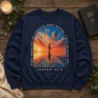 Isaiah 43:2 Deep Waters Christian Shirt, Women's T-shirt, Unisex Long Sleeve, Sweatshirt, Hoodie, Zip Hoodie
