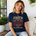 Faith Is Not A Trend Shirt, Jesus Is Not A Brand Christian T-Shirt, He Is The Way Tee, Bold Faith Gift for Women Men