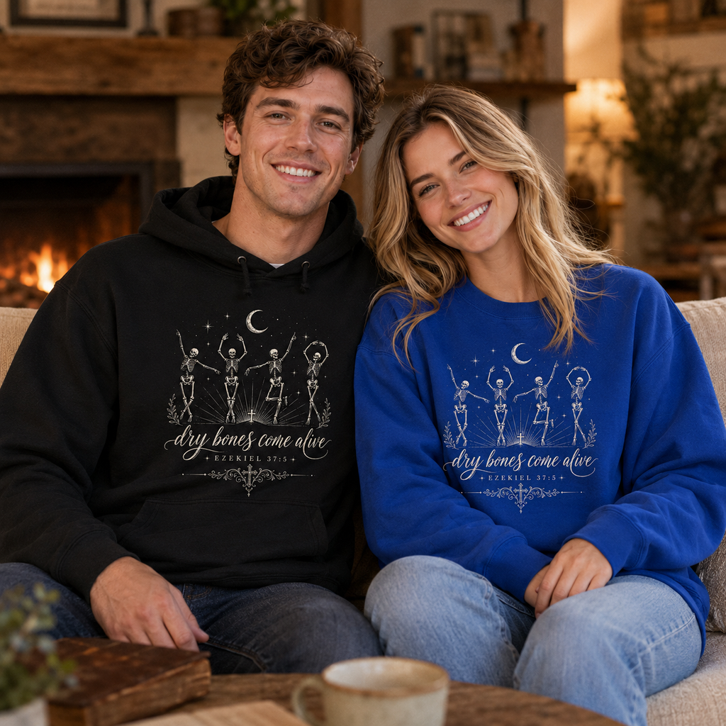 Ezekiel 37:5 Dry Bones Come Alive Bible Verse Shirt, Women's T-shirt, Unisex Long Sleeve, Sweatshirt, Hoodie, Zip Hoodie